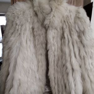 Silver Fox Fur Coat